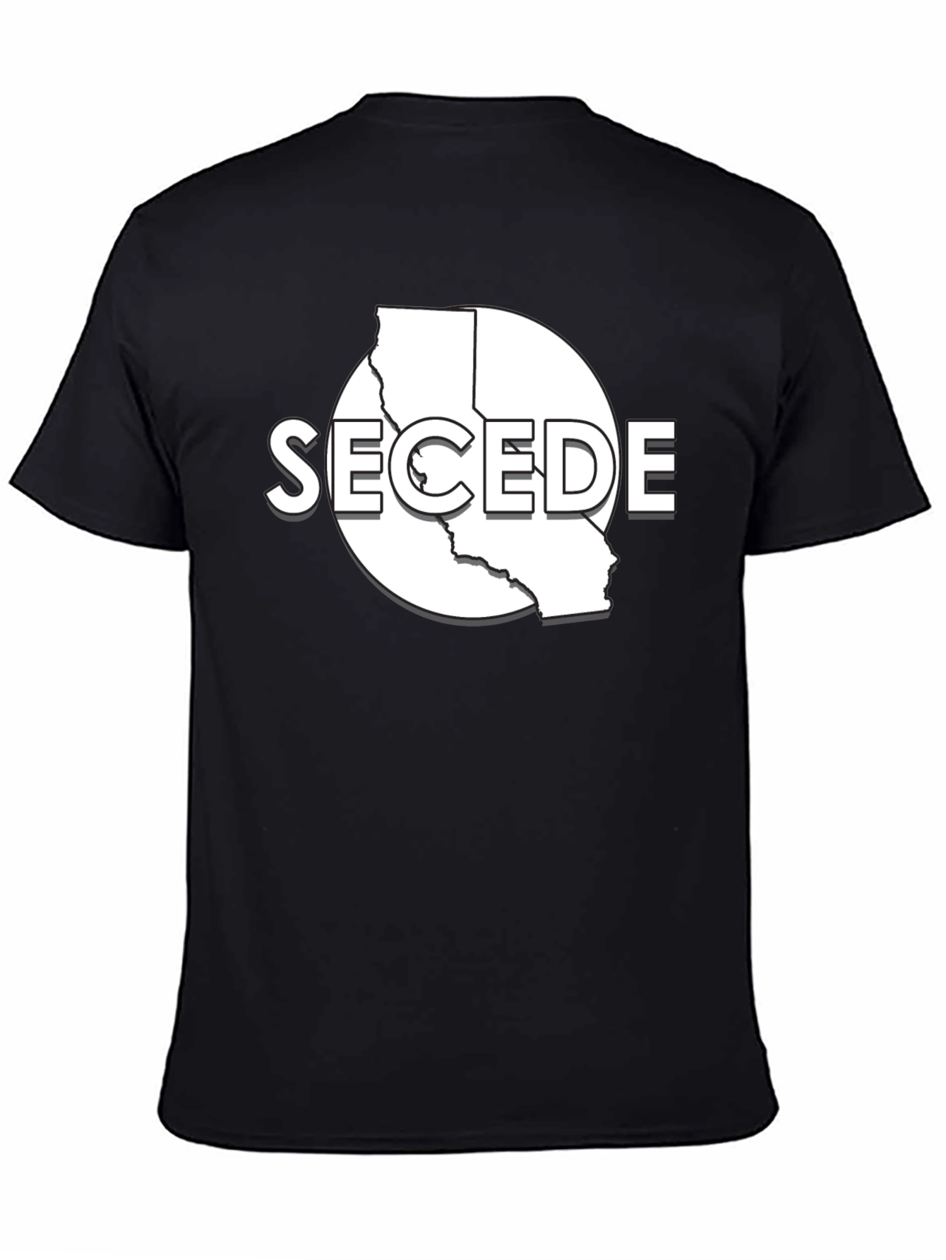 Secede California Graphic T-Shirt - Black