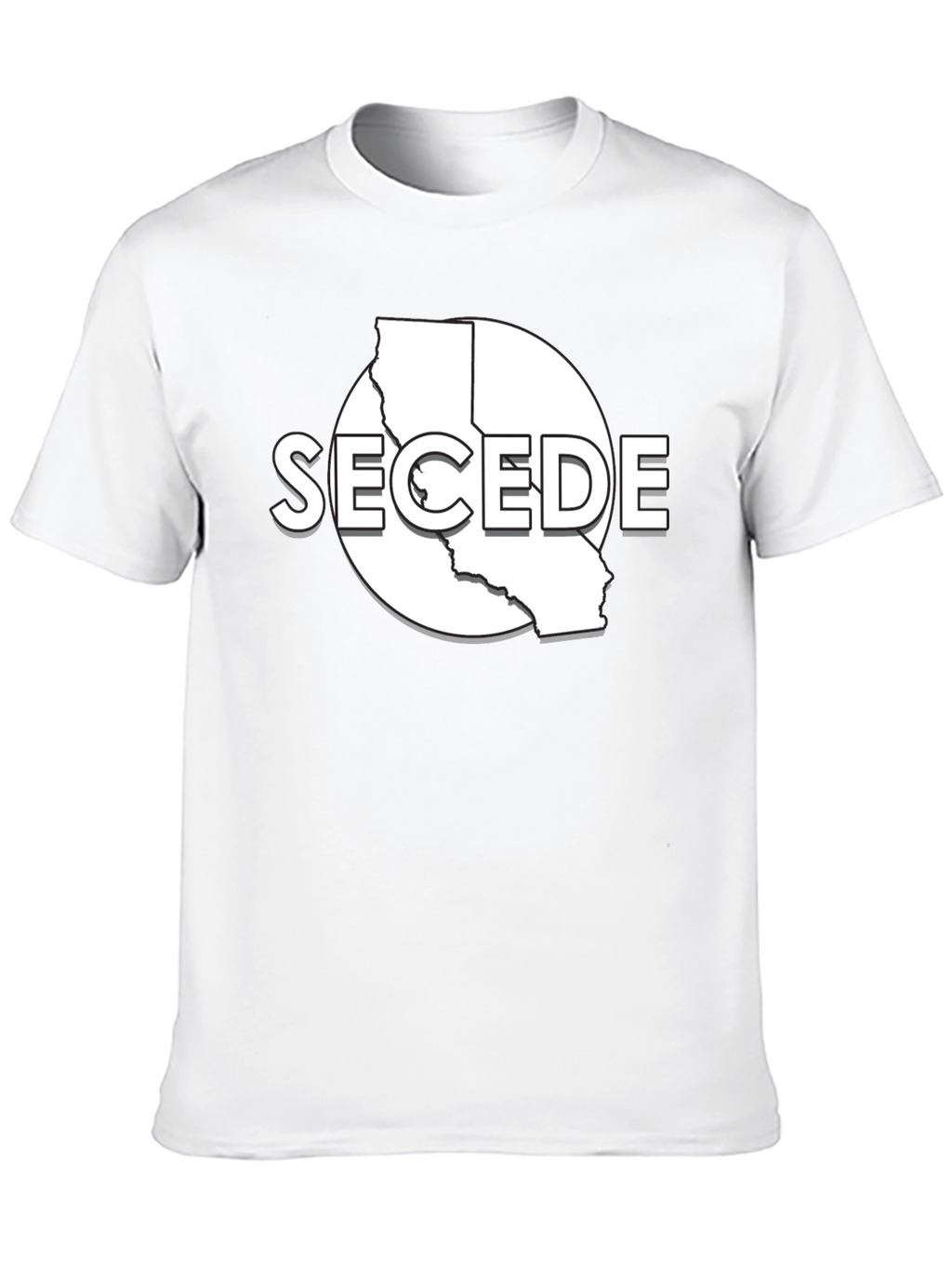 Secede California Graphic T-Shirt - Black