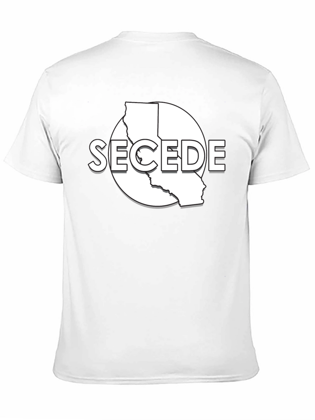 Secede California Graphic T-Shirt - Black