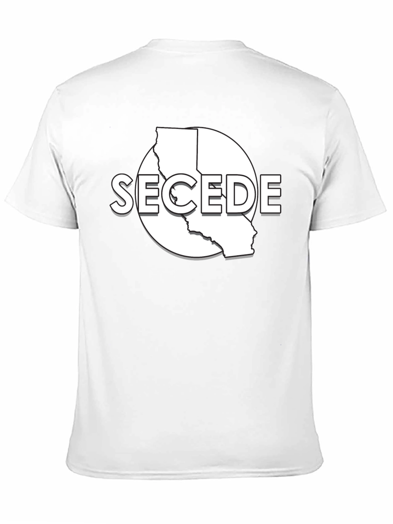 Secede California Graphic T-Shirt - Black