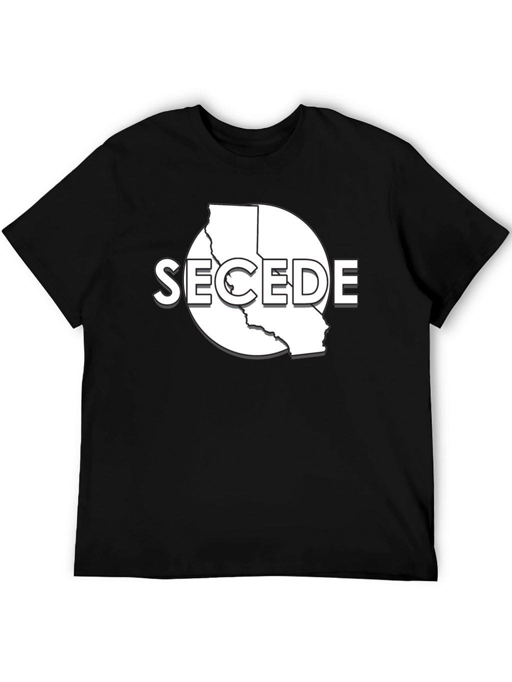 Secede California Graphic T-Shirt - Black
