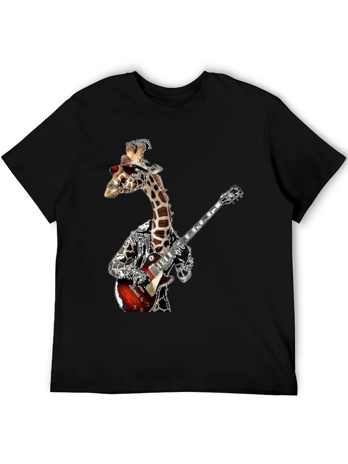 Giraffe Guitarist Graphic Tee