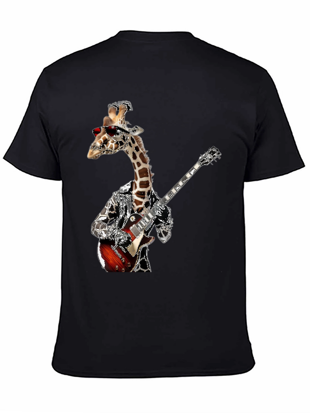 Giraffe Guitarist Graphic Tee