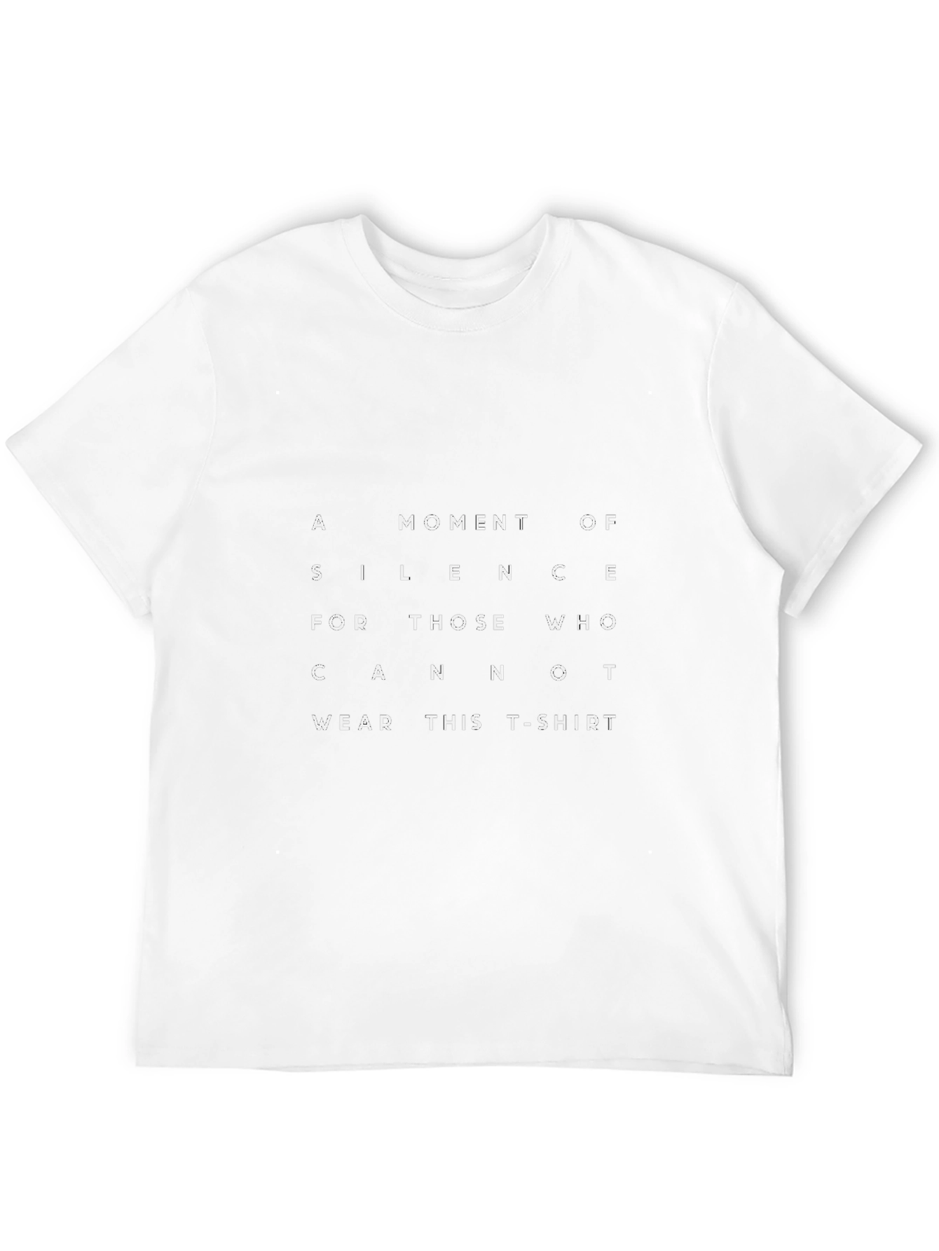 A Moment of Silence Black Graphic Tee
