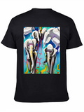 Elephant Art Black Tee