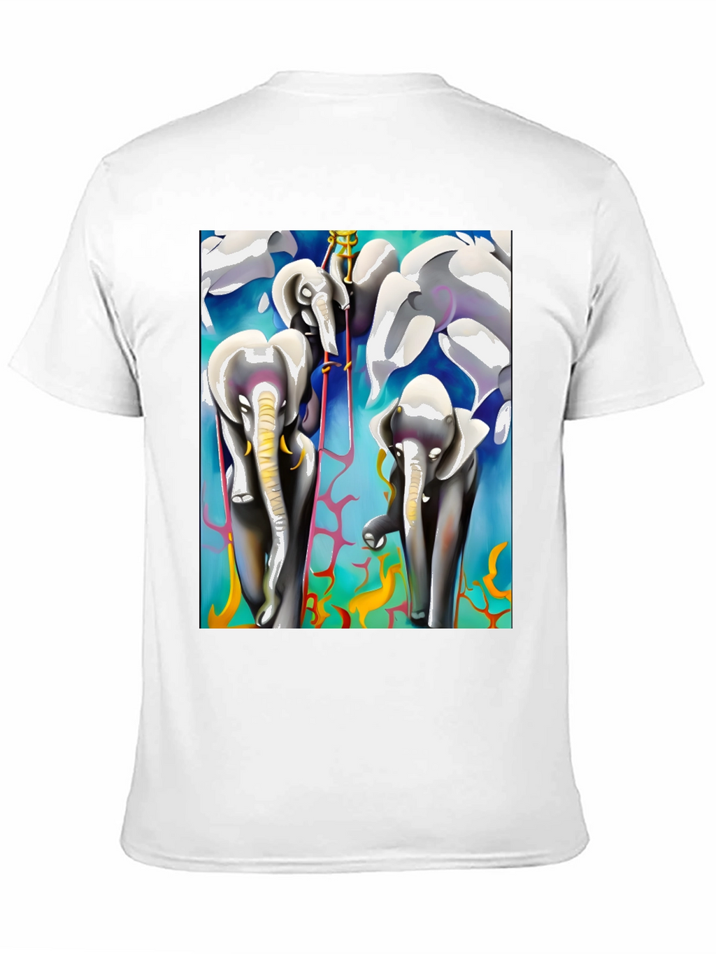Elephant Art Black Tee