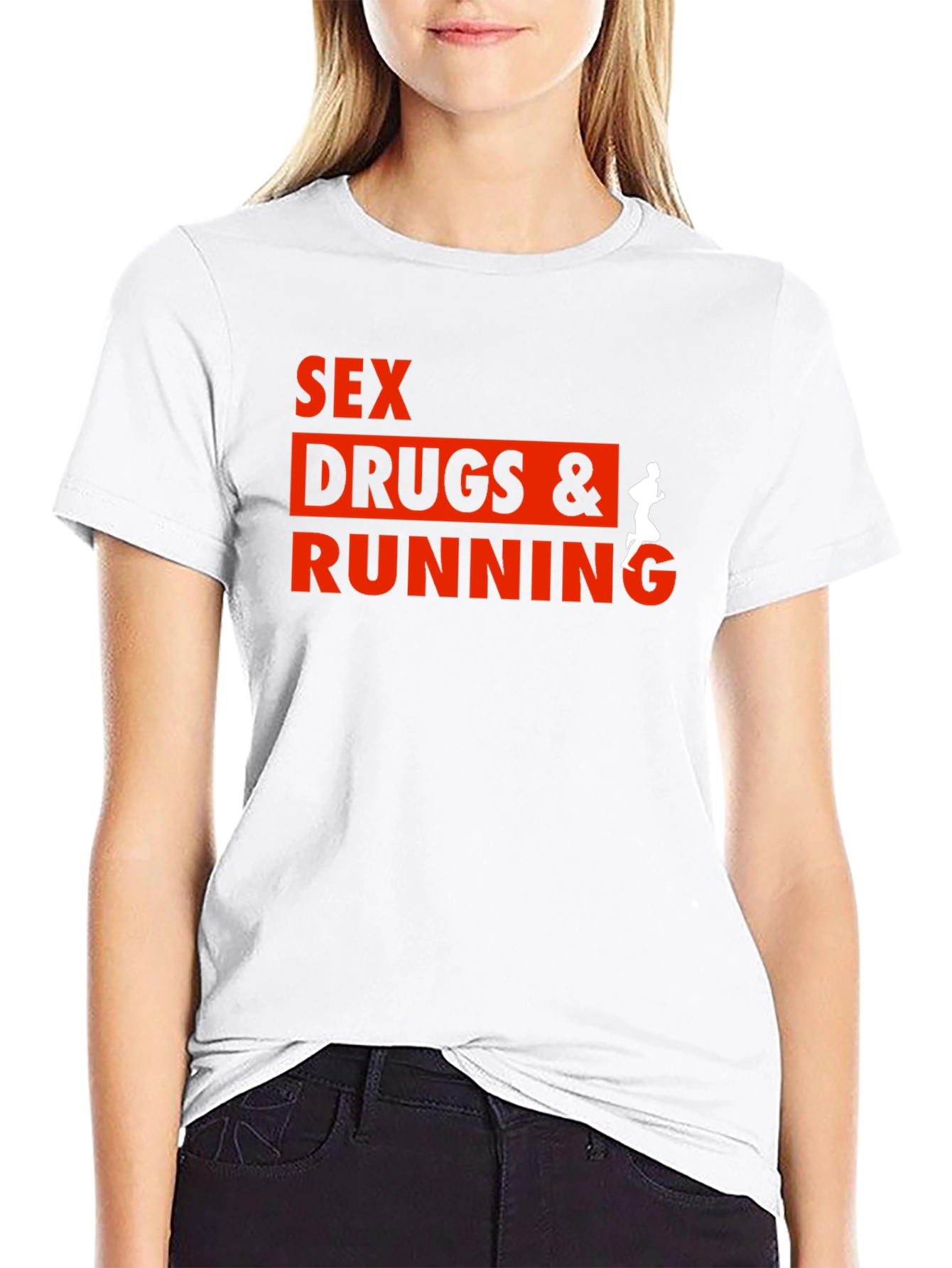 Sex Drugs & Running Graphic T-Shirt