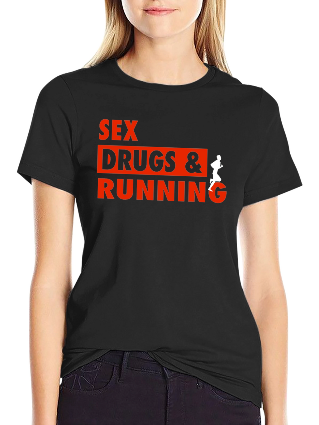 Sex Drugs & Running Graphic T-Shirt