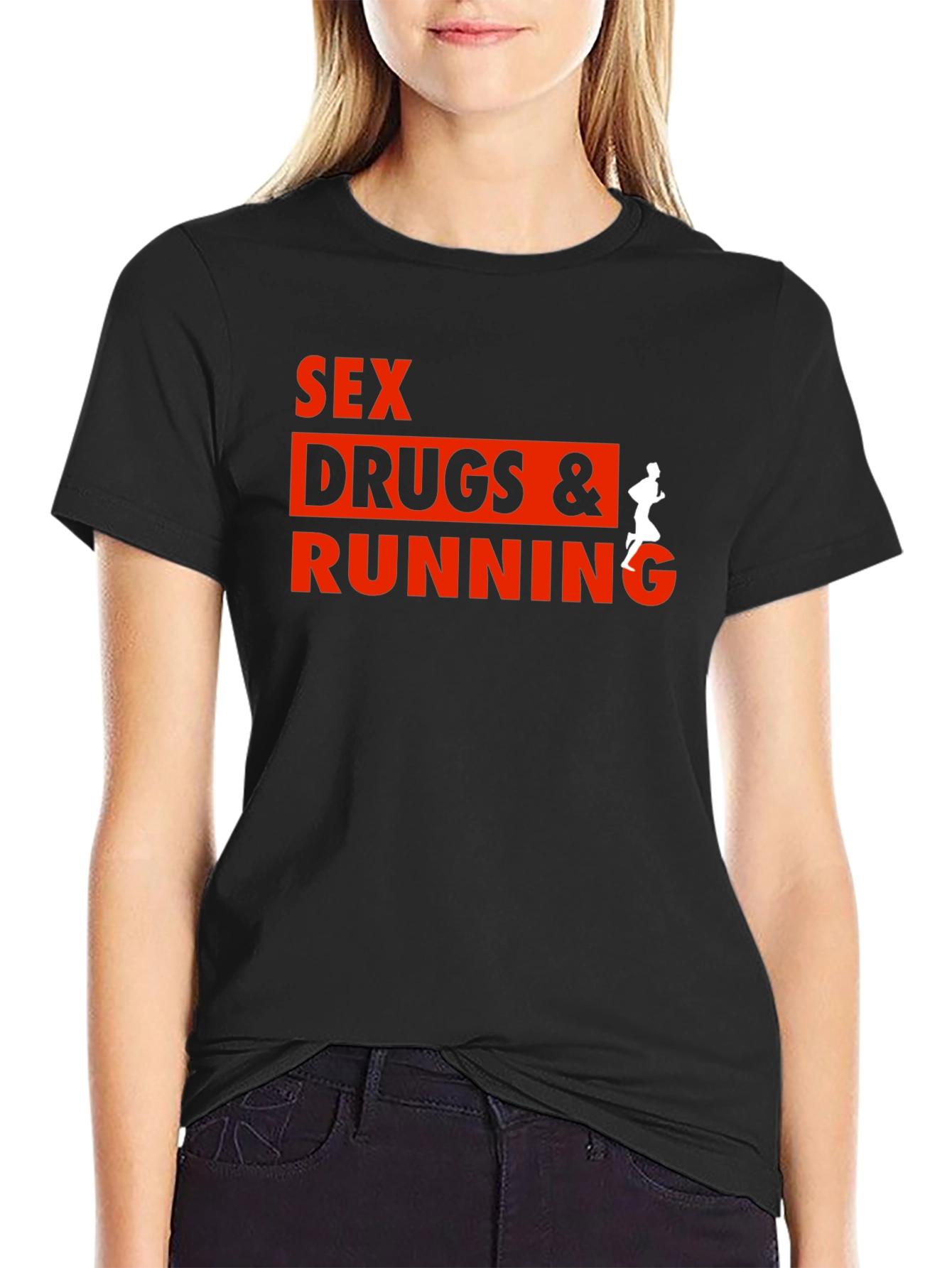 Sex Drugs & Running Graphic T-Shirt