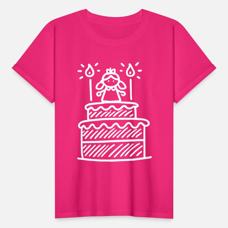 Vector 3rd Birthday Cake Custom Colors path14