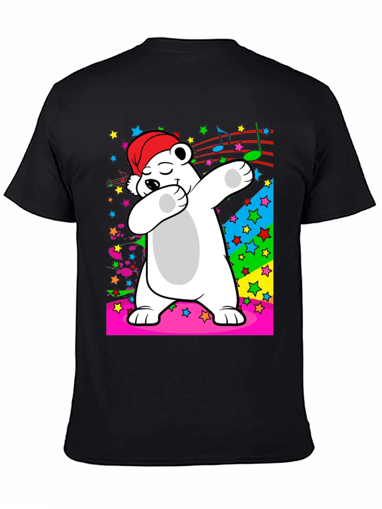 Dabbing Polar Bear T-Shirt - Fun Graphic Tee