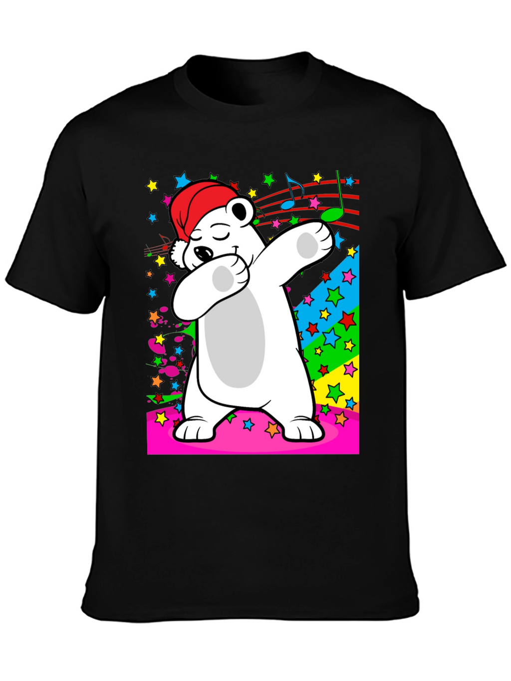 Dabbing Polar Bear T-Shirt - Fun Graphic Tee