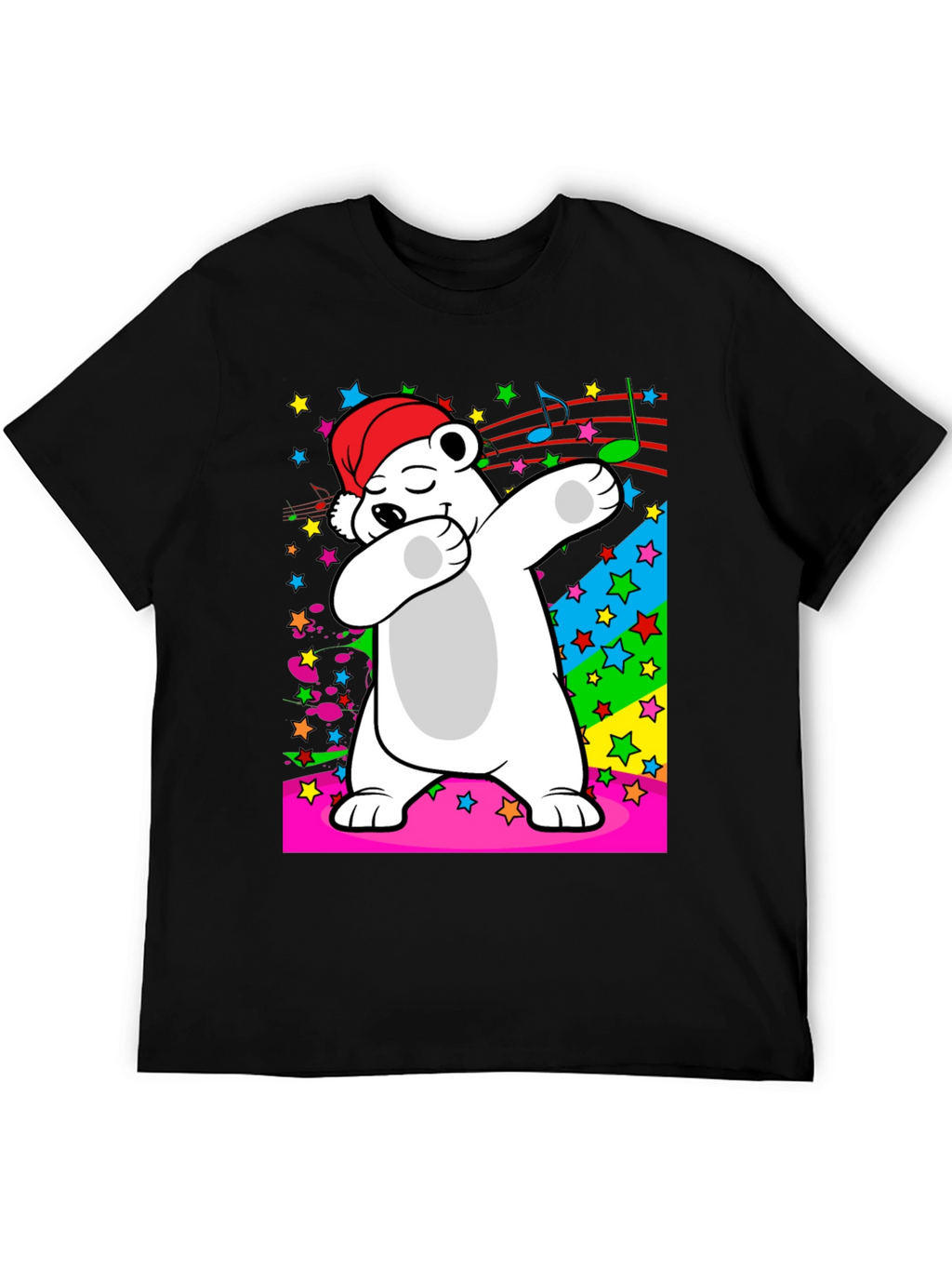 Dabbing Polar Bear T-Shirt - Fun Graphic Tee