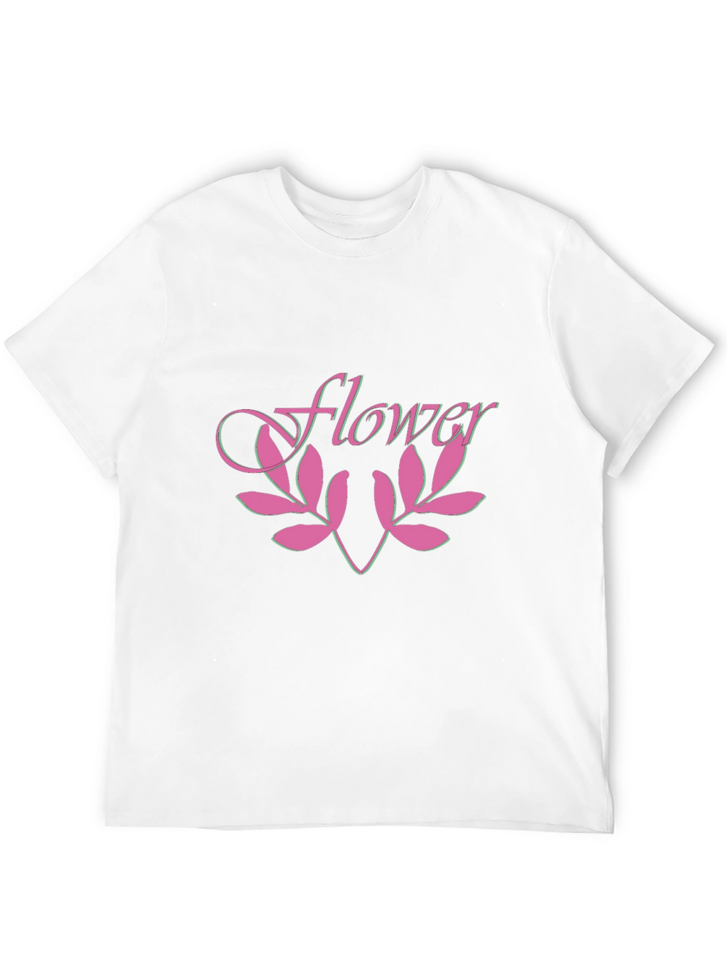 Flower Graphic Black T-Shirt
