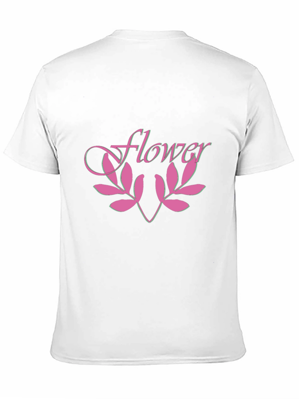 Flower Graphic Black T-Shirt