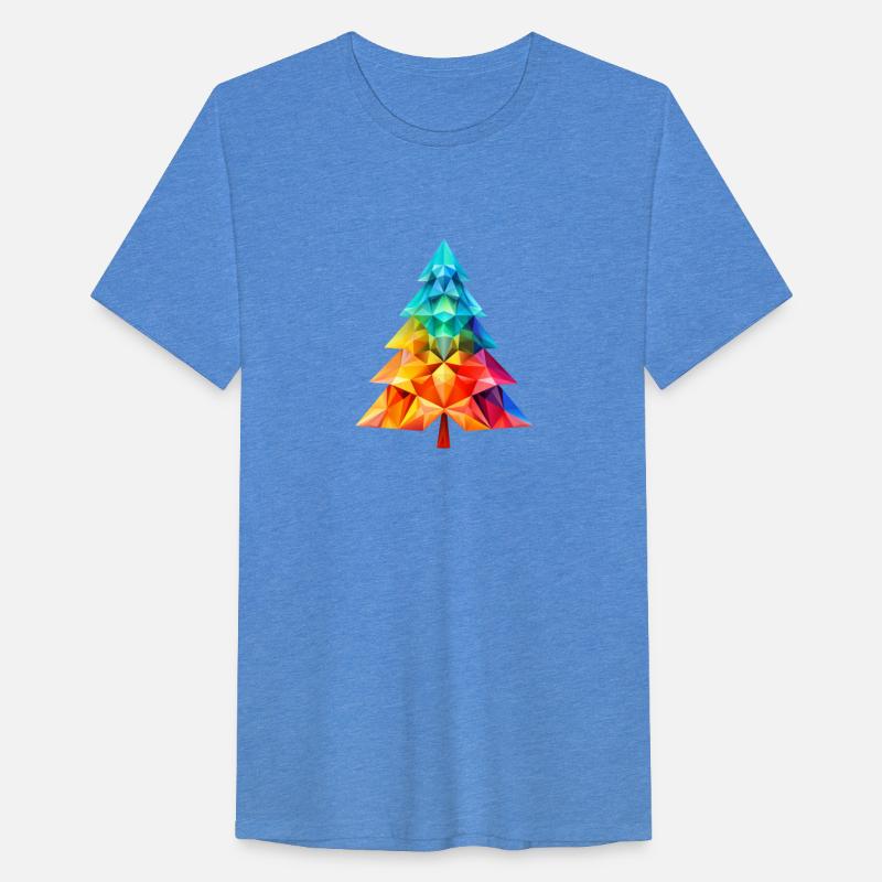 Versatile Magic: Colorful Polygon Pine Tree