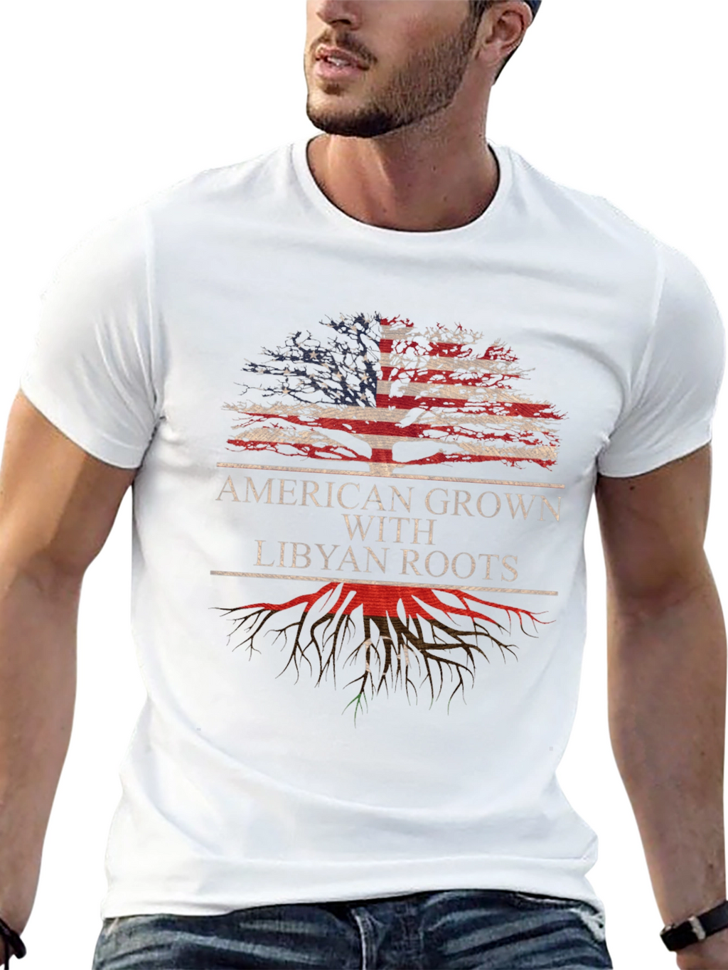 American Grown with Libyan Roots T-Shirt