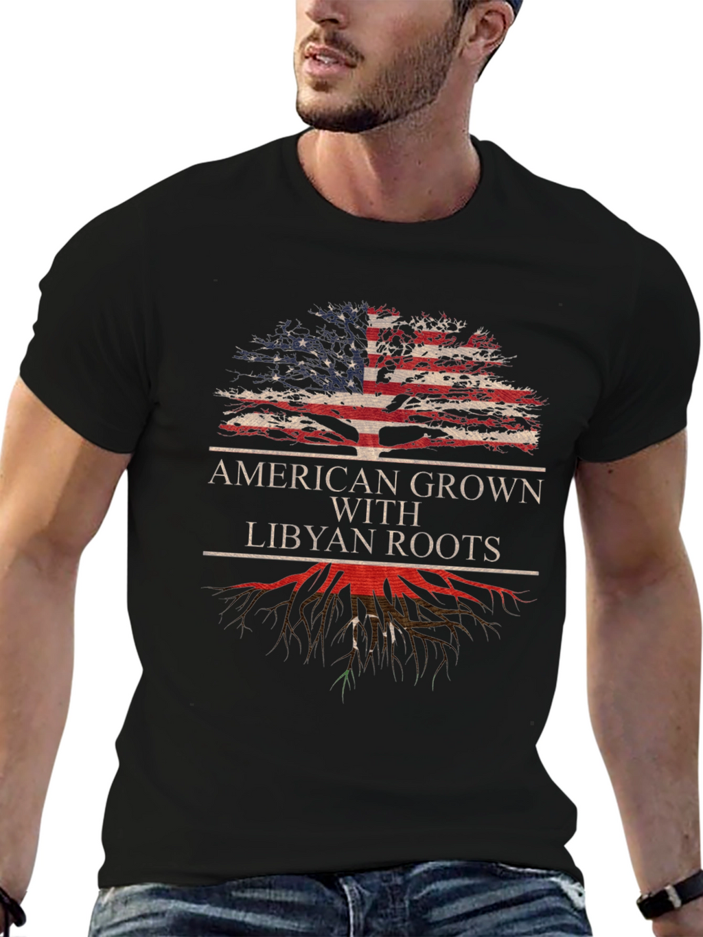 American Grown with Libyan Roots T-Shirt