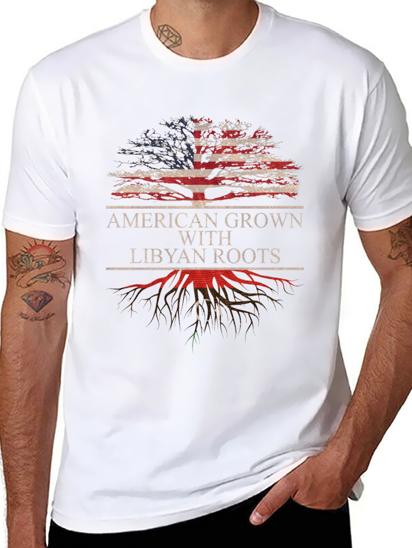 American Grown with Libyan Roots T-Shirt