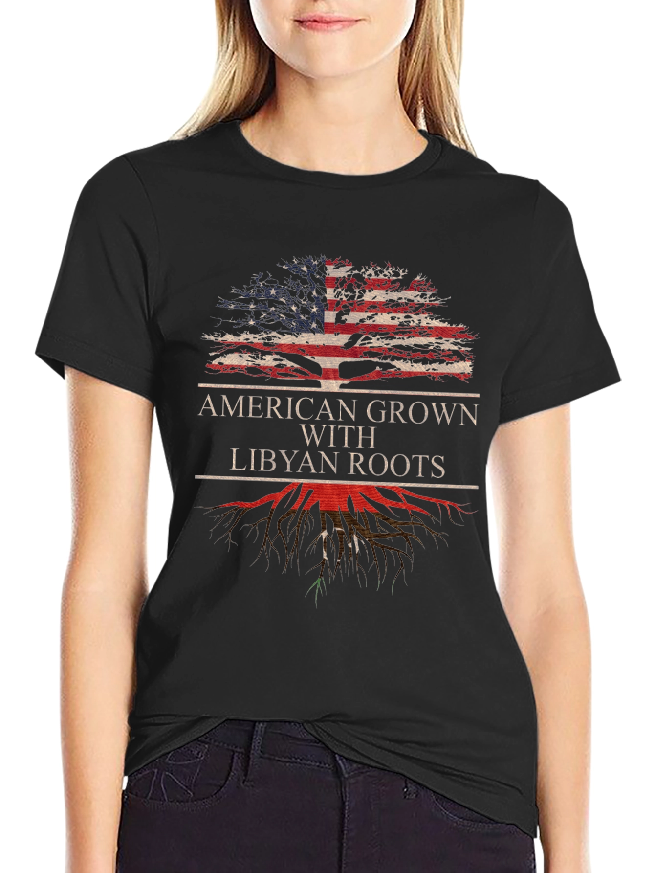 American Grown with Libyan Roots T-Shirt