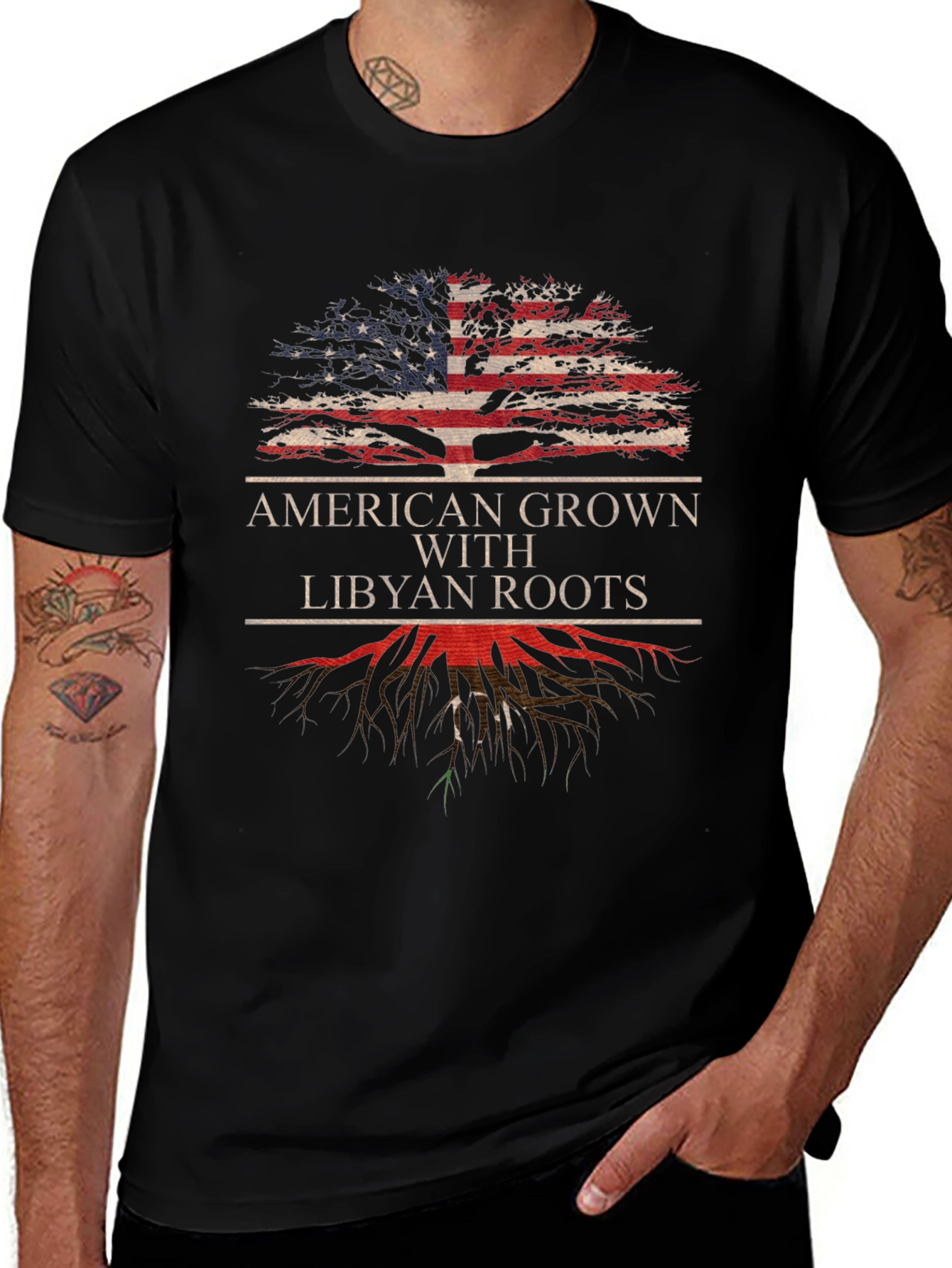 American Grown with Libyan Roots T-Shirt