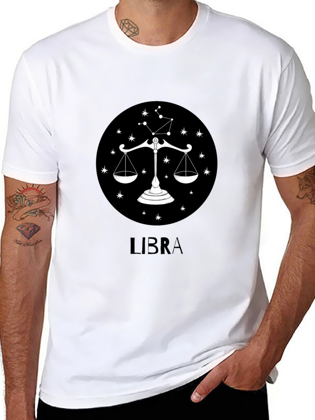 Libra Zodiac Graphic T-Shirt