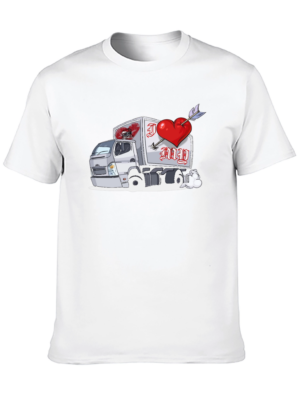 I Love My Truck Valentines Day T-Shirt