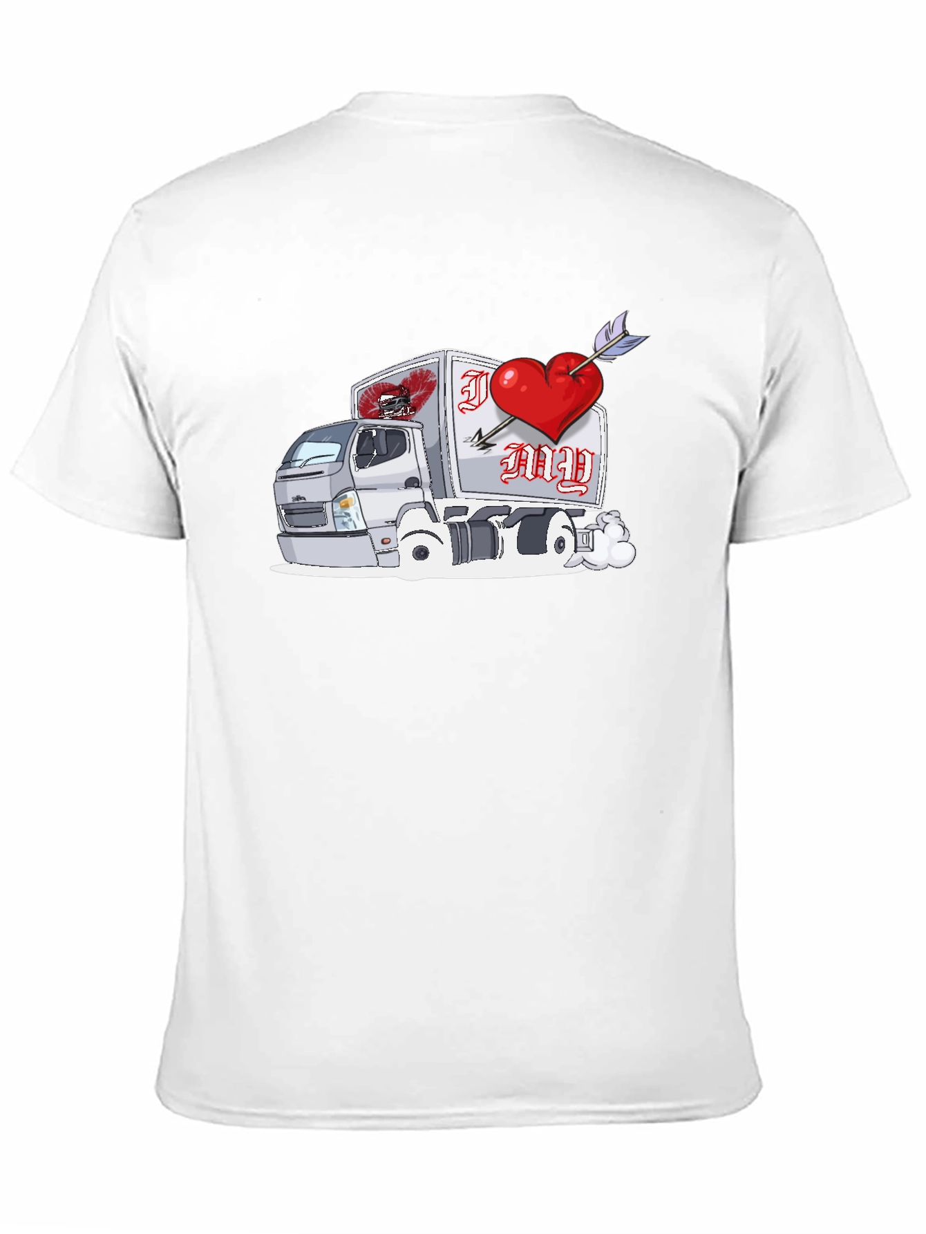 I Love My Truck Valentines Day T-Shirt