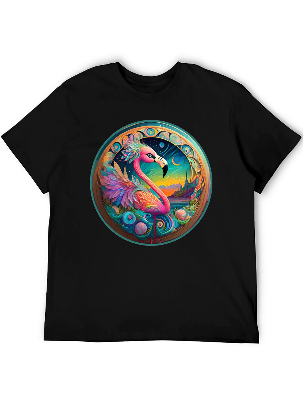 Tropical Flamingo Graphic Tee