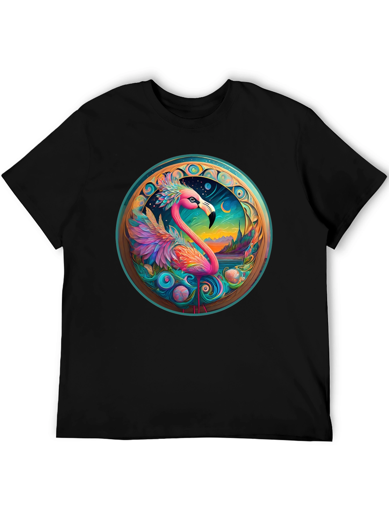 Tropical Flamingo Graphic Tee