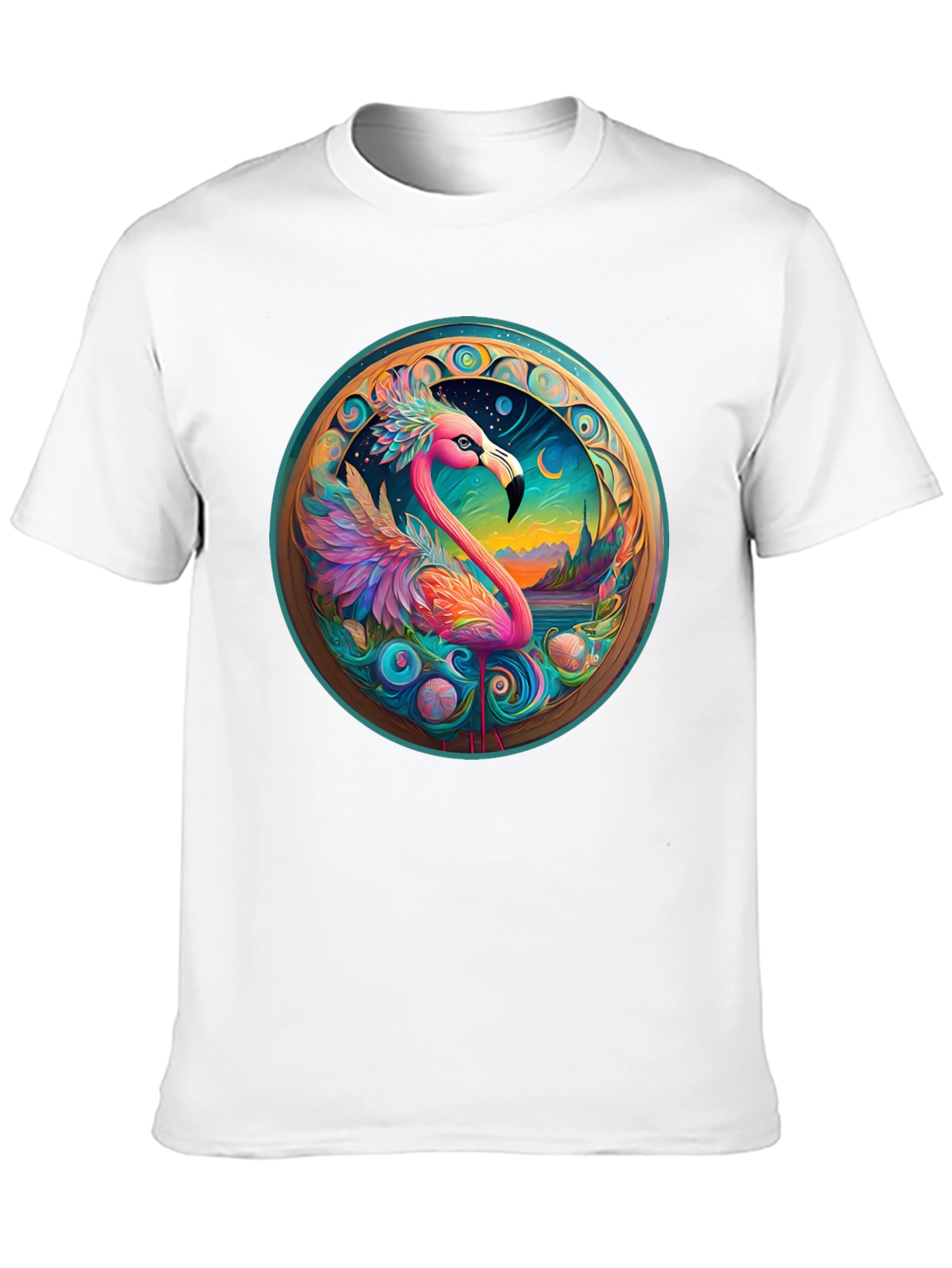 Tropical Flamingo Graphic Tee