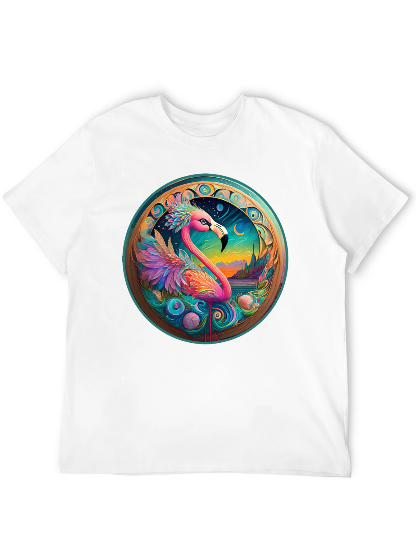 Tropical Flamingo Graphic Tee