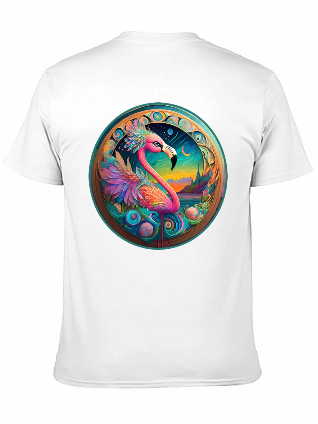 Tropical Flamingo Graphic Tee
