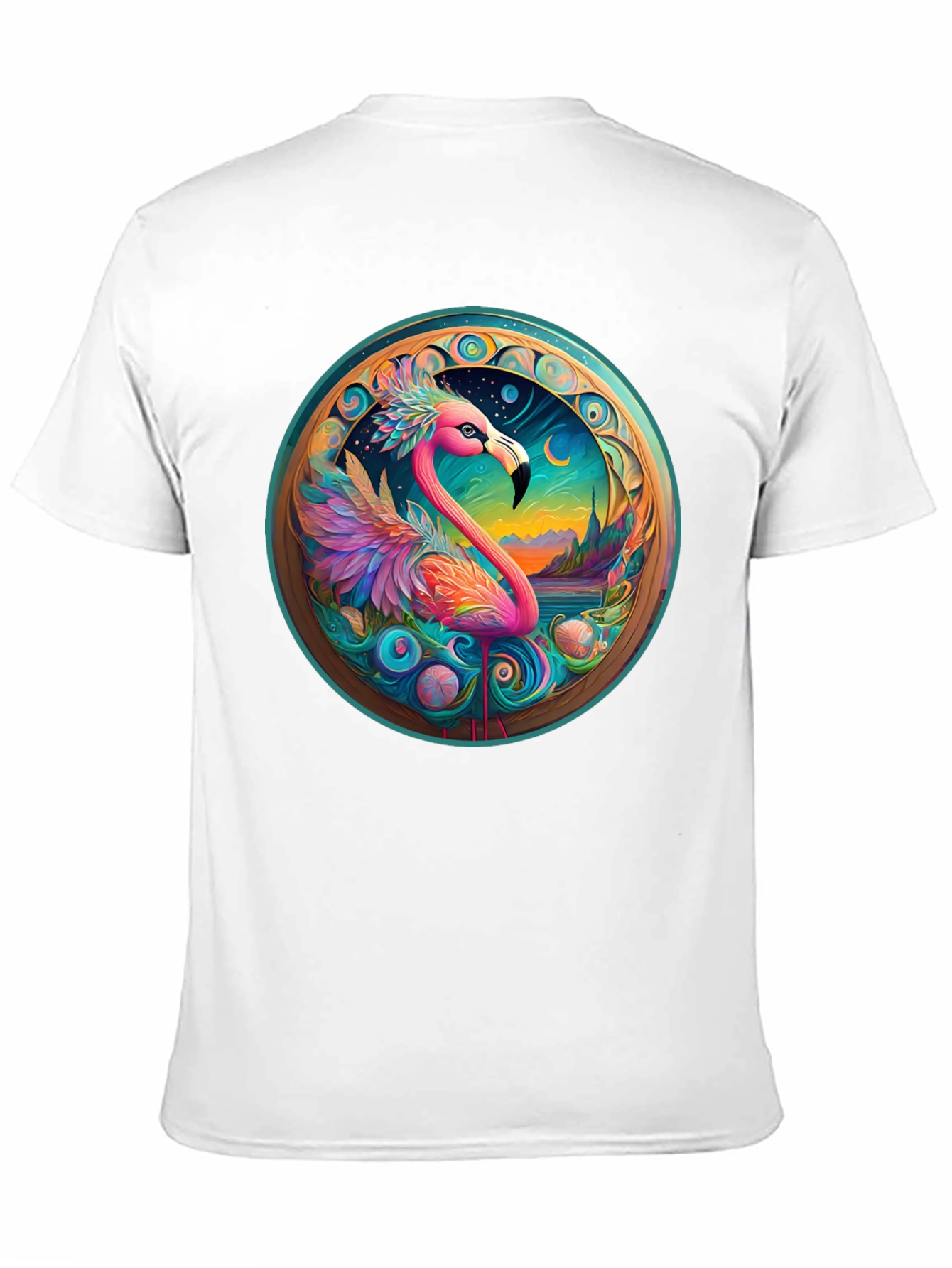 Tropical Flamingo Graphic Tee