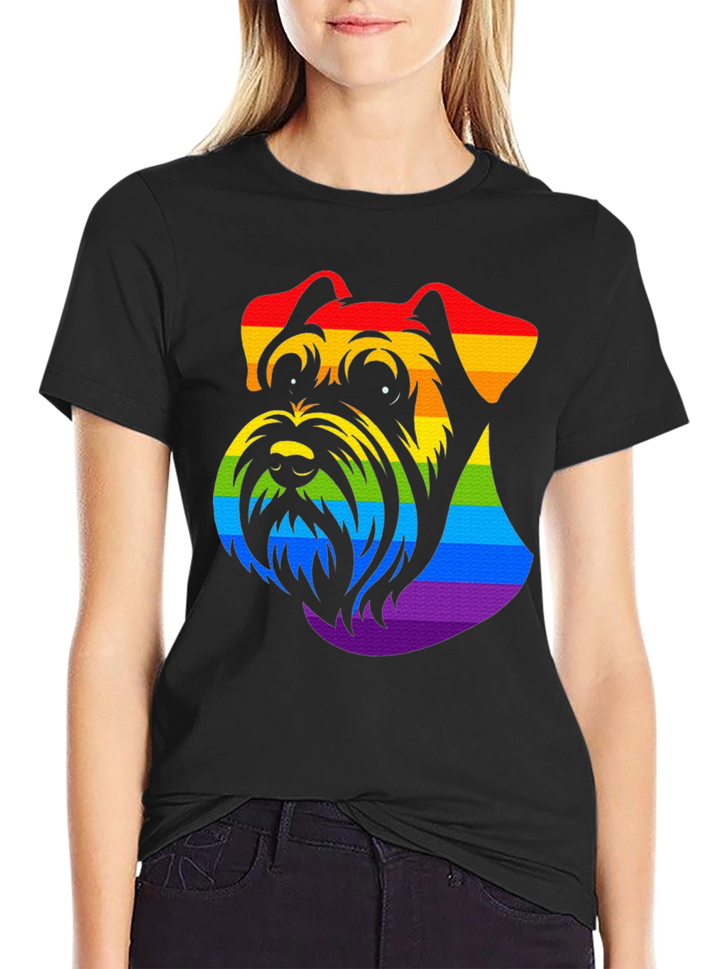 Rainbow Schnauzer Pride T-Shirt
