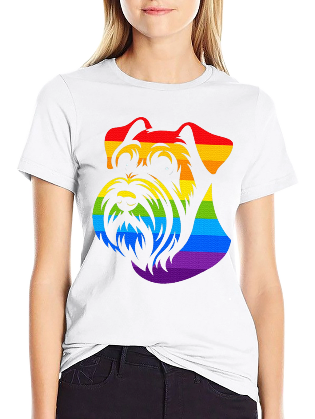 Rainbow Schnauzer Pride T-Shirt