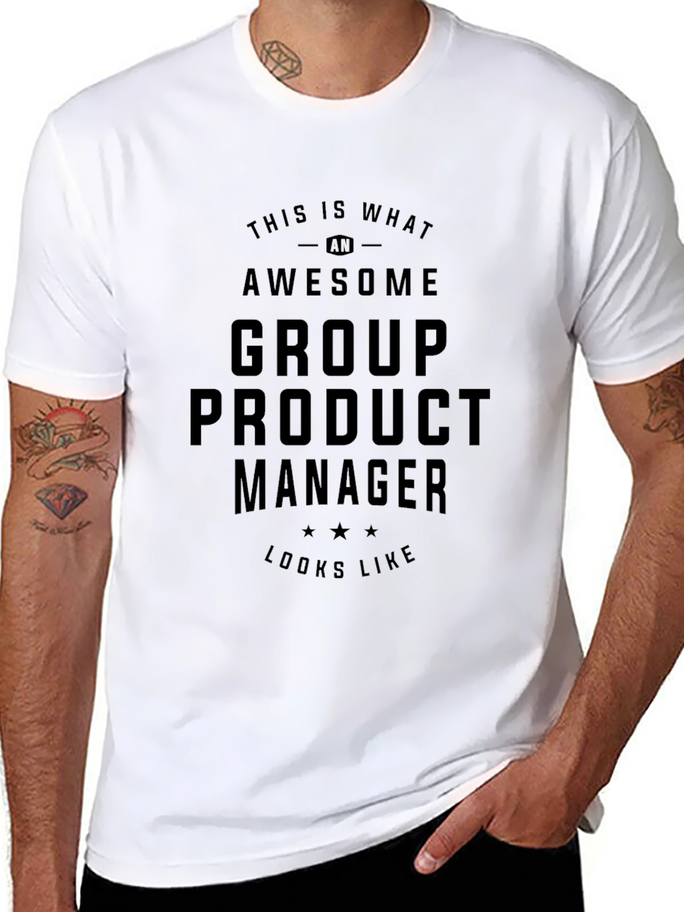 Awesome Group Product Manager Black T-Shirt