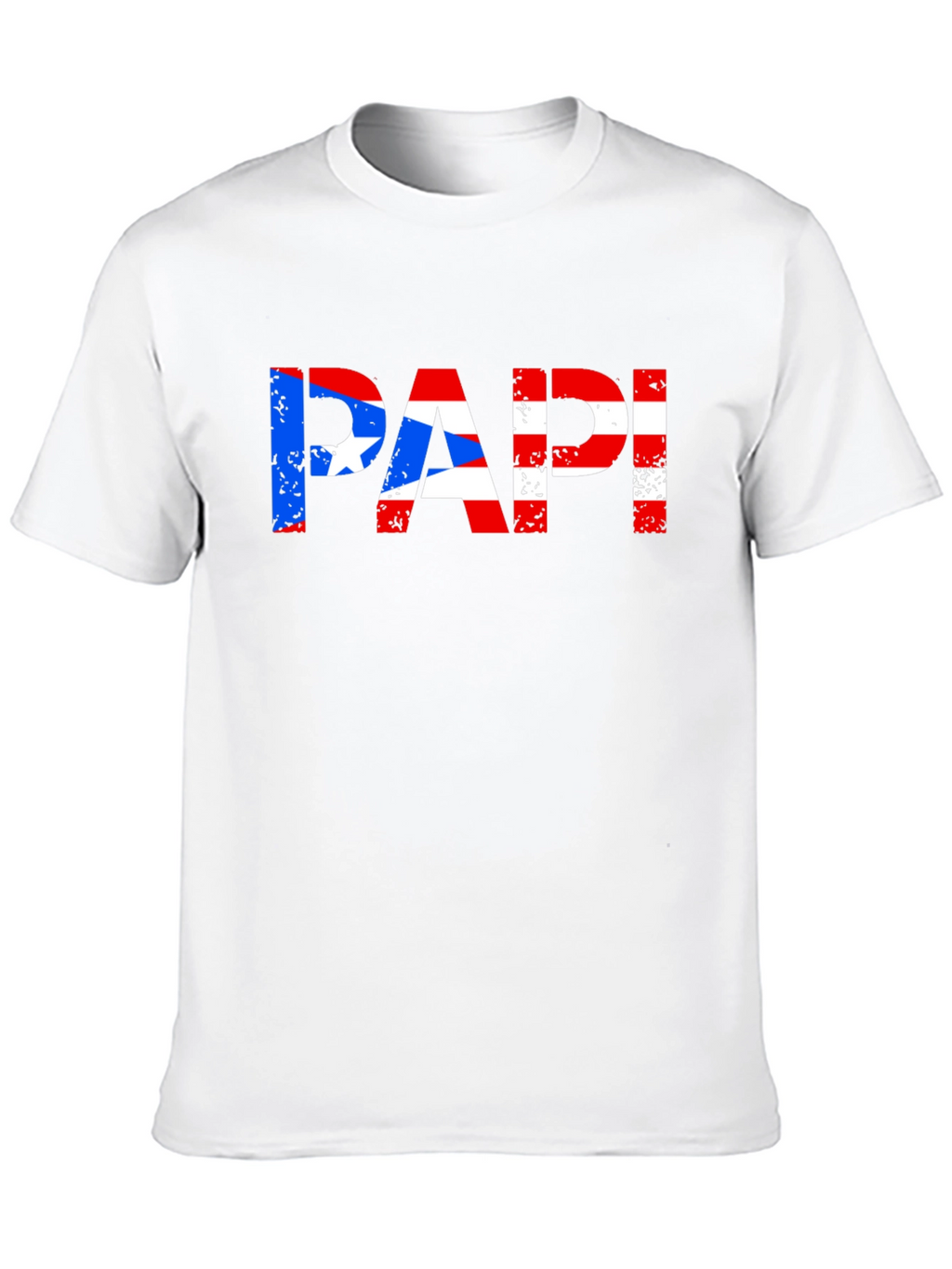 Puerto Rican Flag PAPI T-Shirt - Black