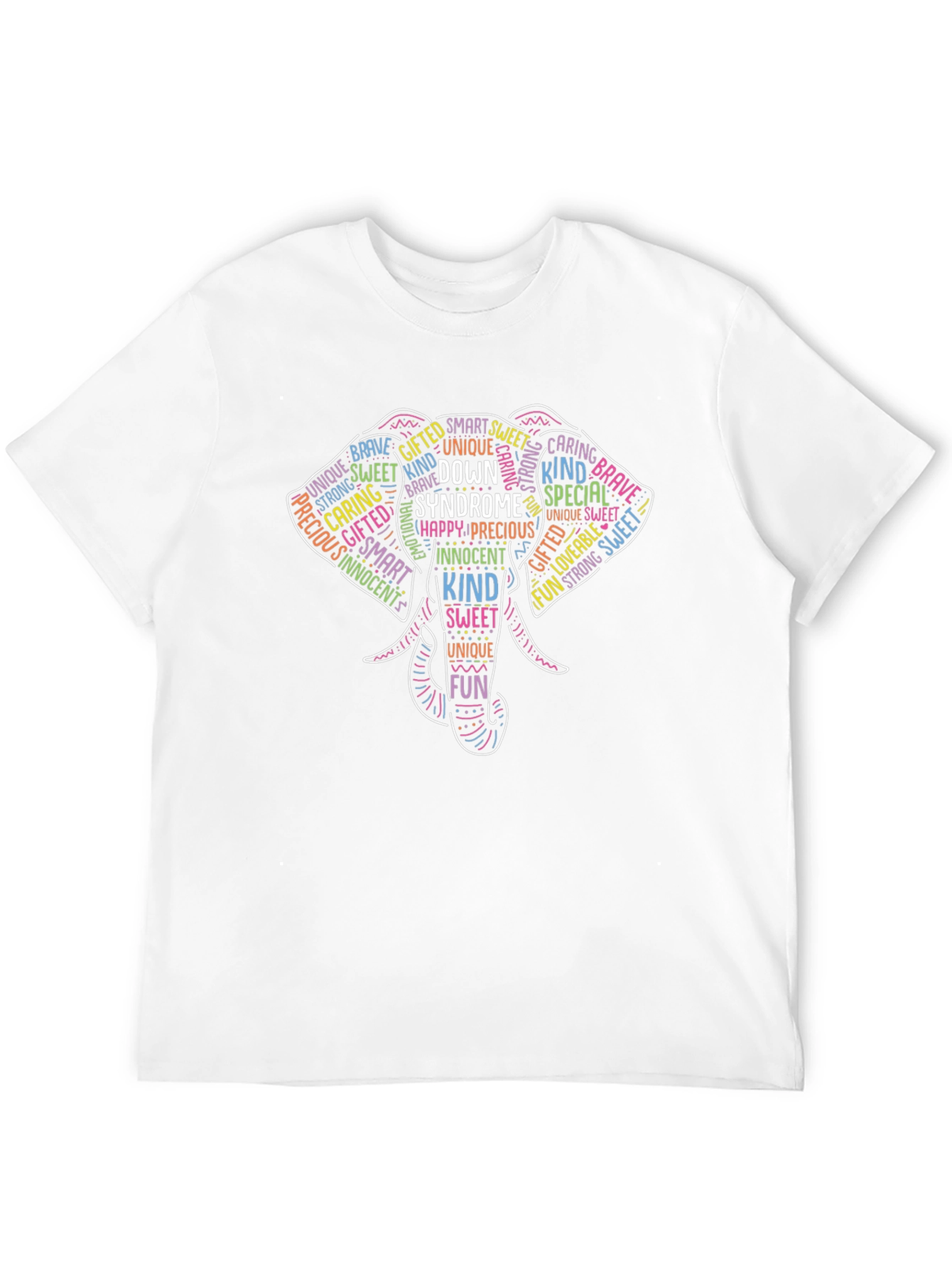 Down Syndrome Awareness T-Shirt - Elephant Design