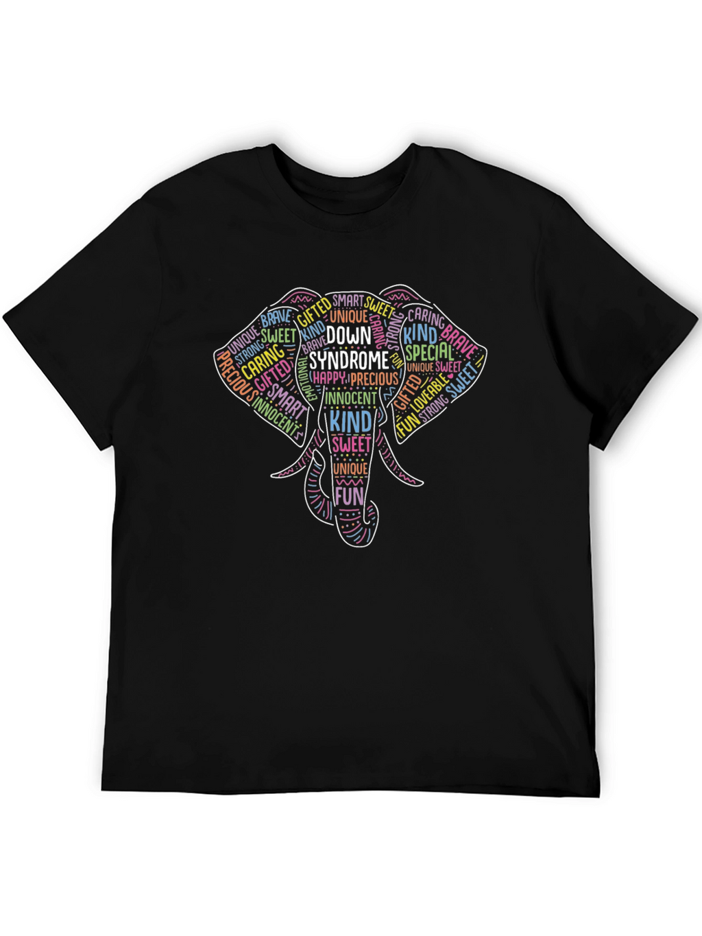 Down Syndrome Awareness T-Shirt - Elephant Design