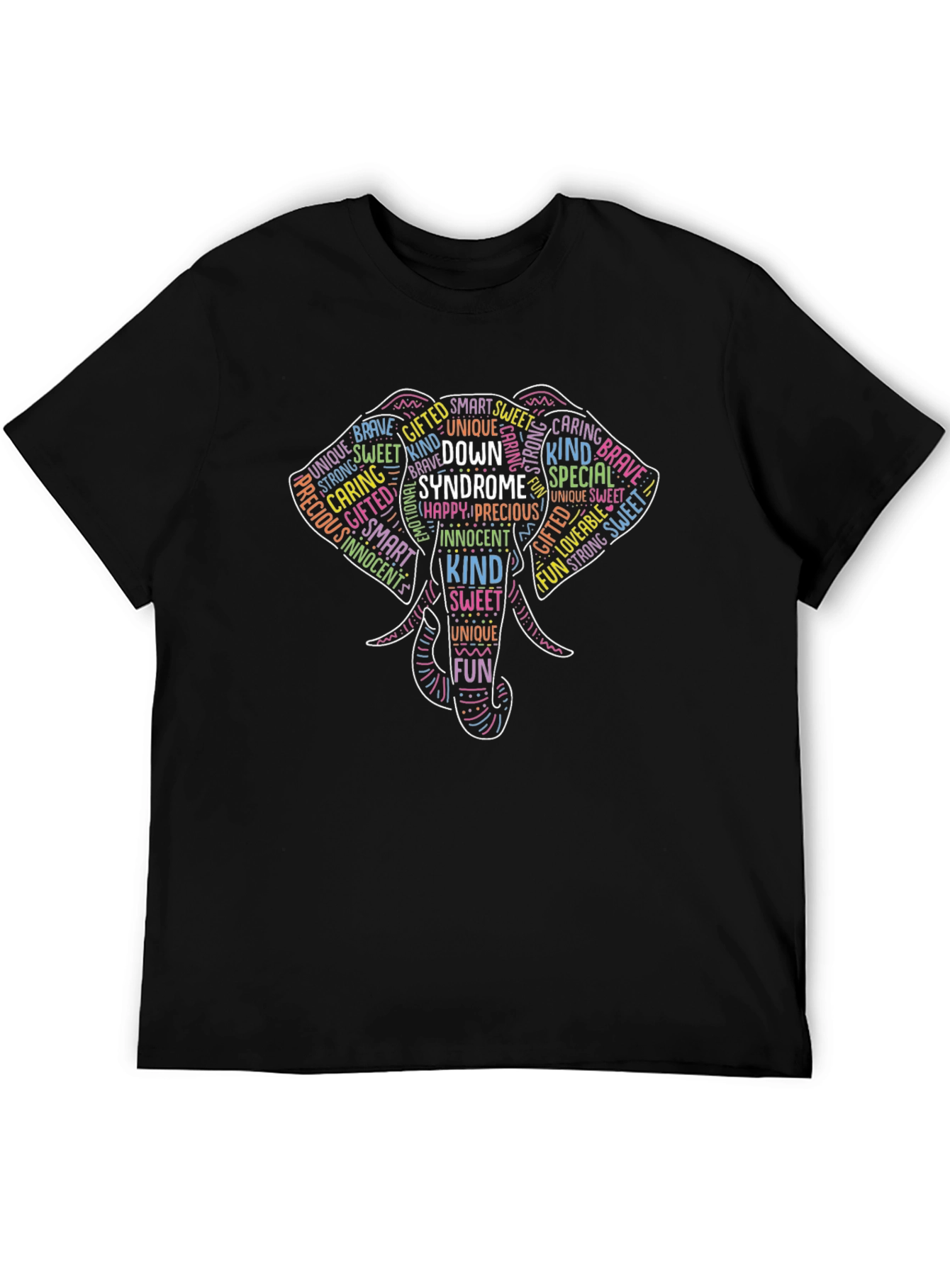 Down Syndrome Awareness T-Shirt - Elephant Design