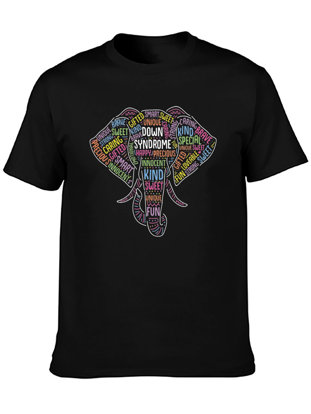 Down Syndrome Awareness T-Shirt - Elephant Design