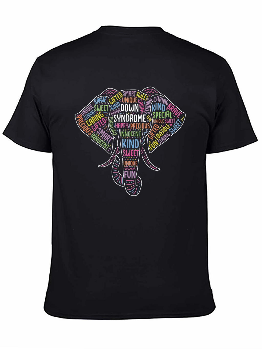 Down Syndrome Awareness T-Shirt - Elephant Design