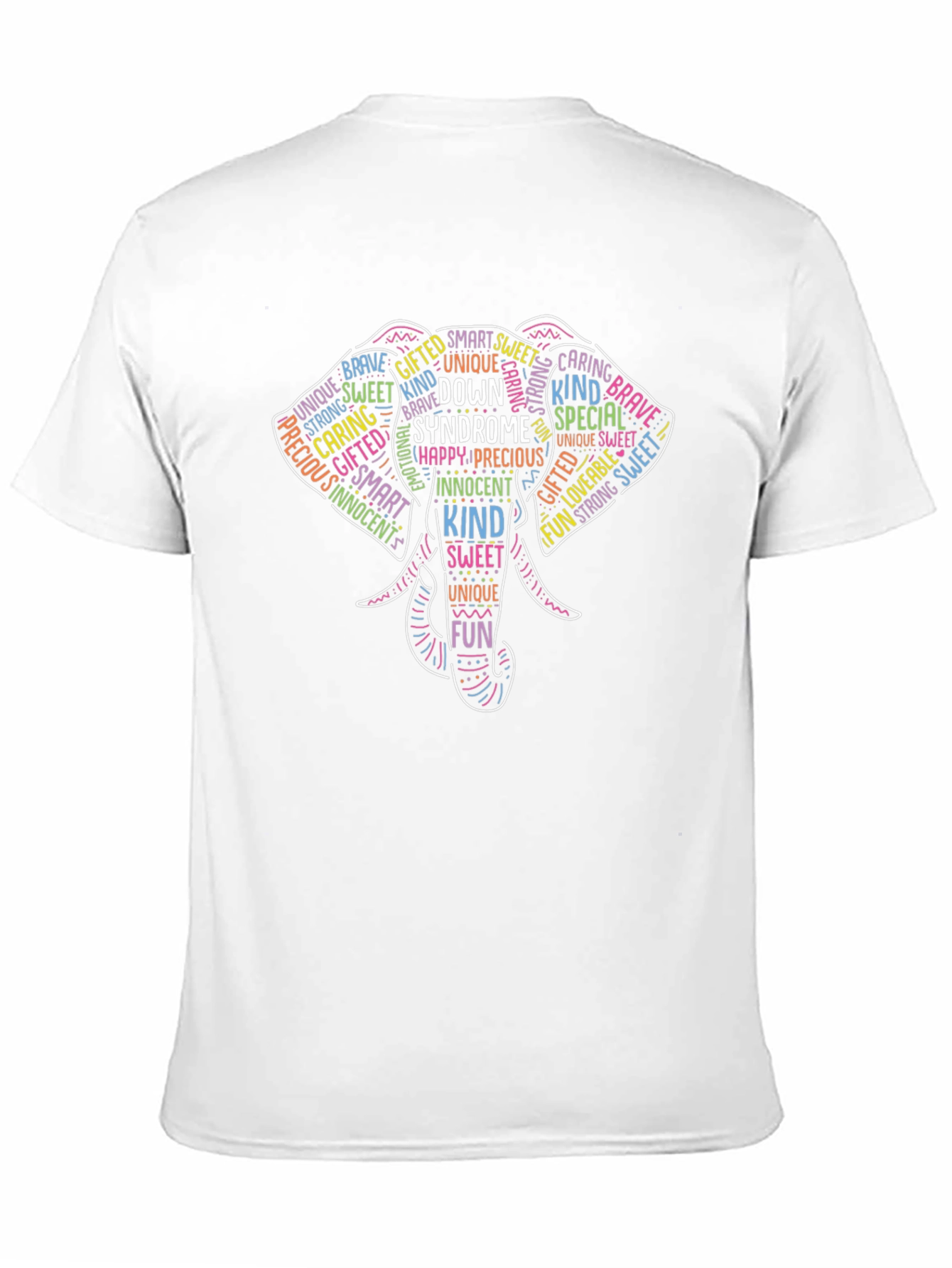 Down Syndrome Awareness T-Shirt - Elephant Design