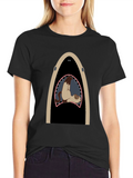 Shark Ferret T-Shirt: Unique Animal Graphic Tee