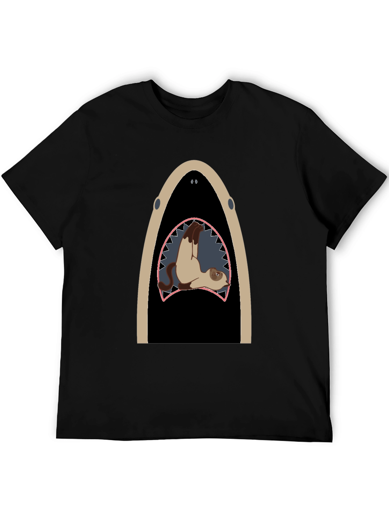 Shark Ferret T-Shirt: Unique Animal Graphic Tee
