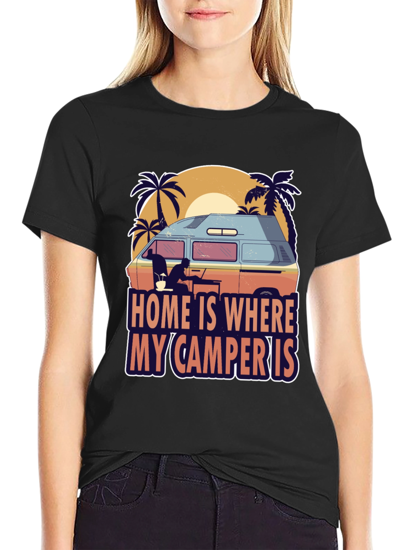 Home is Where My Camper Is Graphic Tee