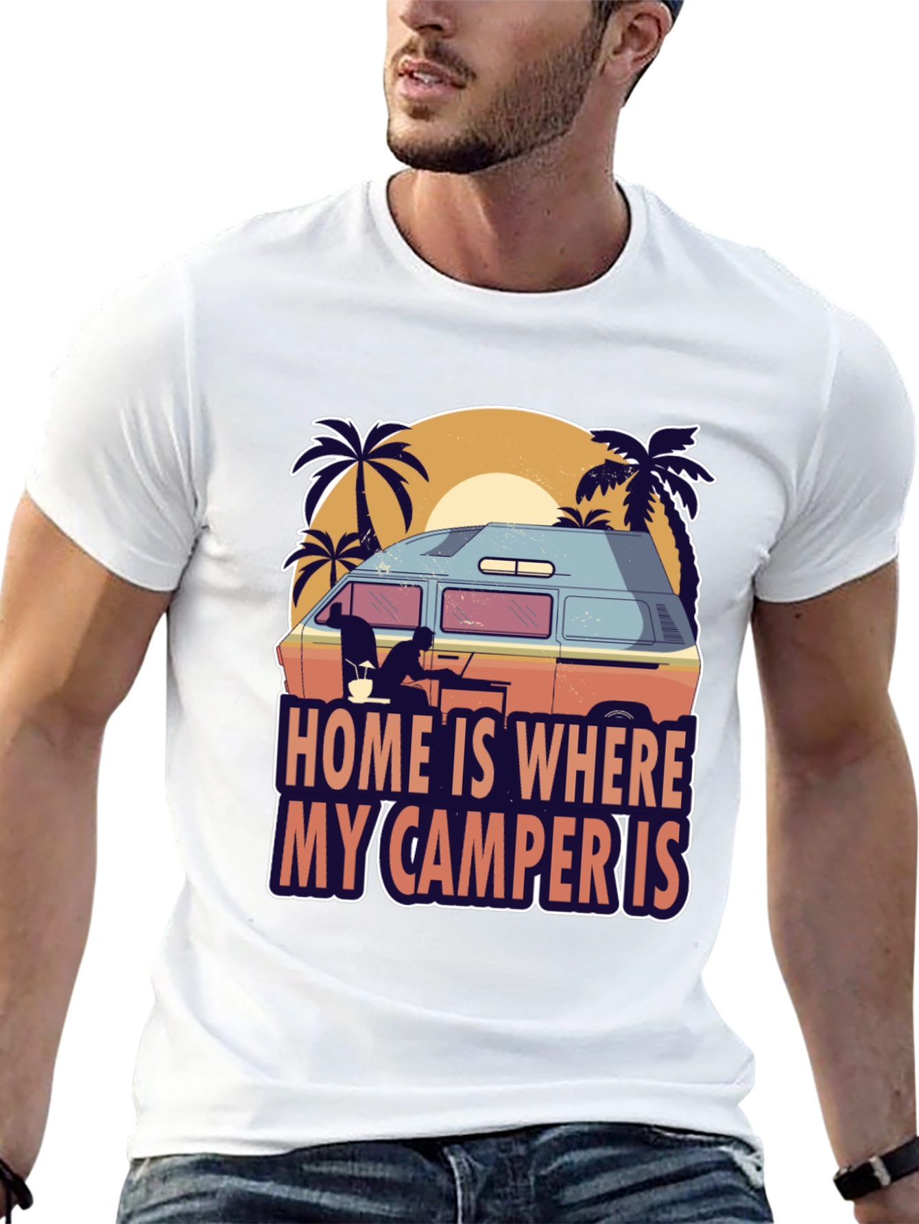 Home is Where My Camper Is Graphic Tee