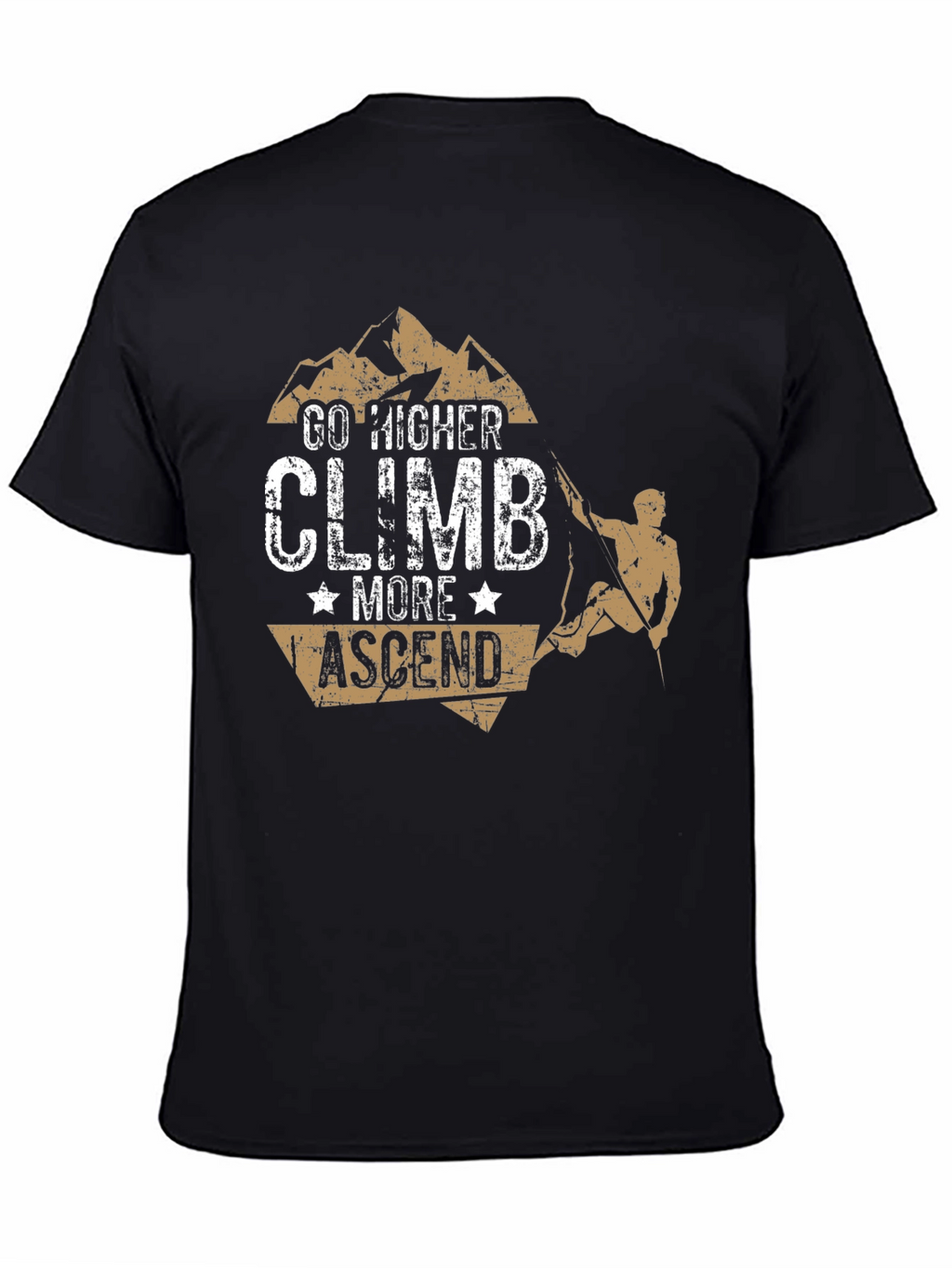 Go Higher Climb T-Shirt - Mountain Adventure Tee