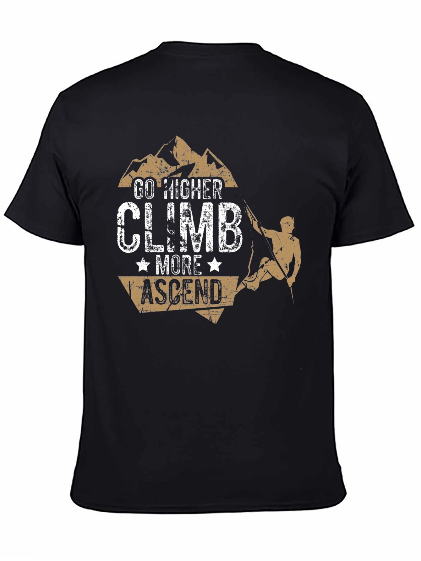 Go Higher Climb T-Shirt - Mountain Adventure Tee
